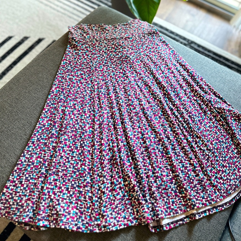 Elegant Multicolor Pleated Skirt